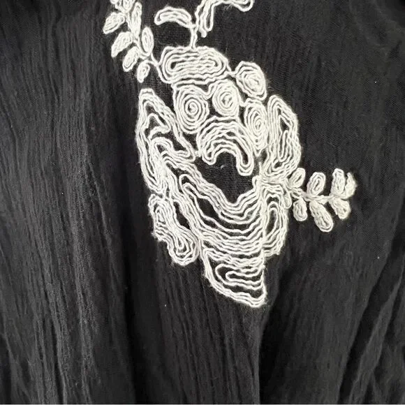 Free People Embroidered Floral Mini Tunic Dress - Picture 5 of 7